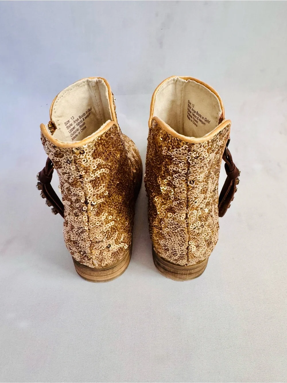 Joyfolie Arya Boots in Gold